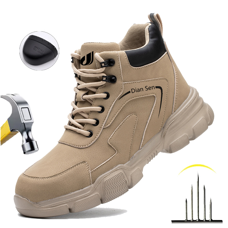 Sewing Nylon - Botas de Trabajo para Hombre con