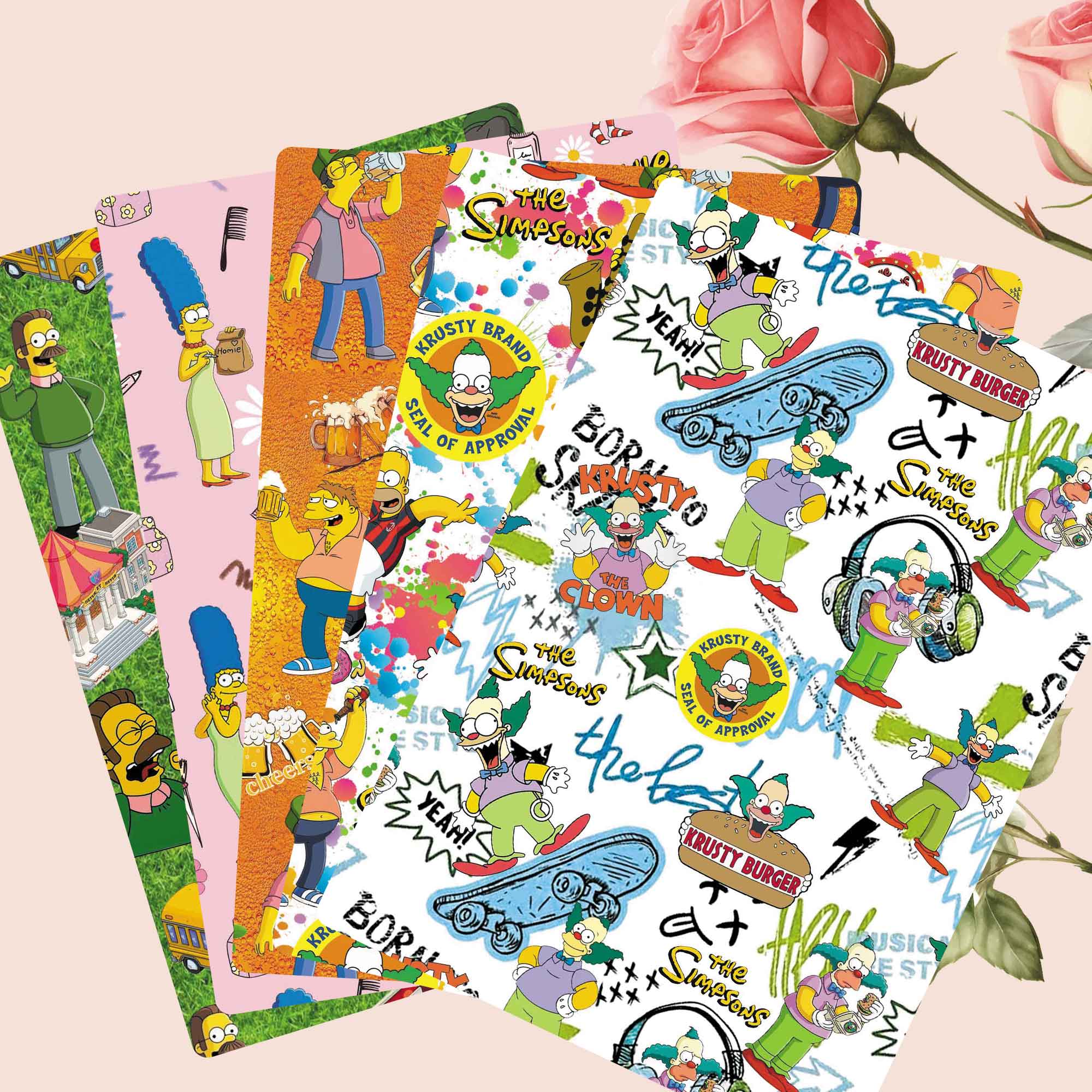 Sewing Production - Tela estampada de dibujos animados de