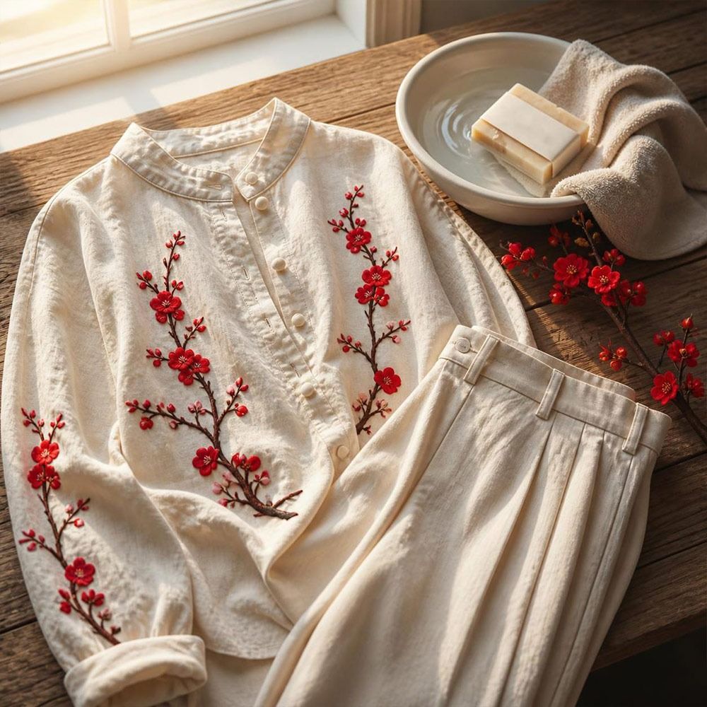 Sewing And Textile - Parches Termoadhesivos de Flor de Cerezo