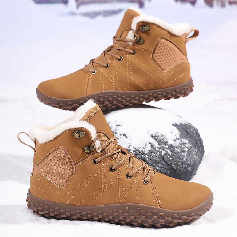 Sewing Nylon - Botas de algodón cálidas con punta