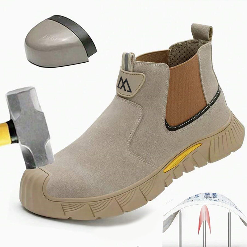 Sewing Industry - Zapatos de Seguridad Ligeros para Hombre,