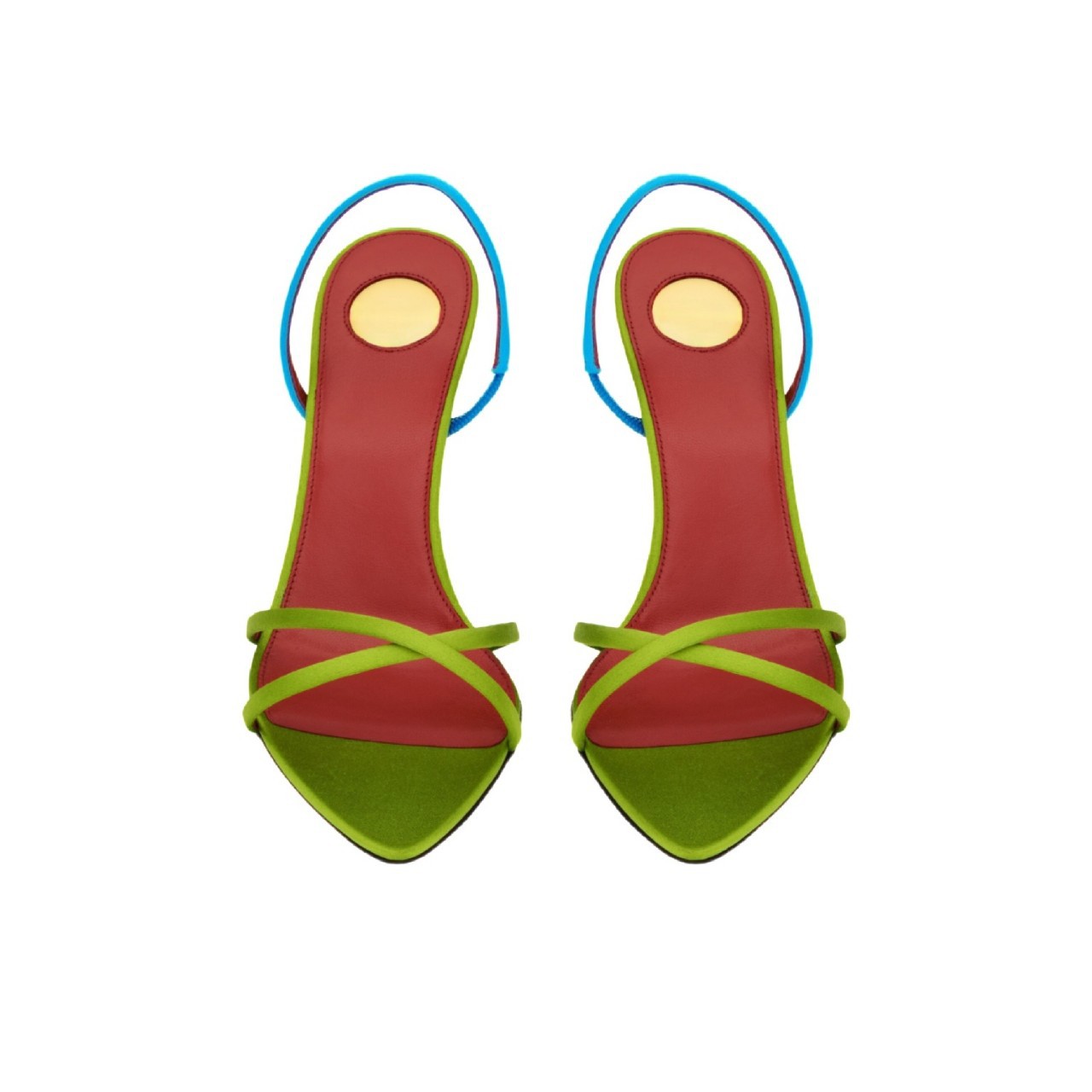 Sandalias de tacón de aguja co - Sewing Nylon reseña y precio