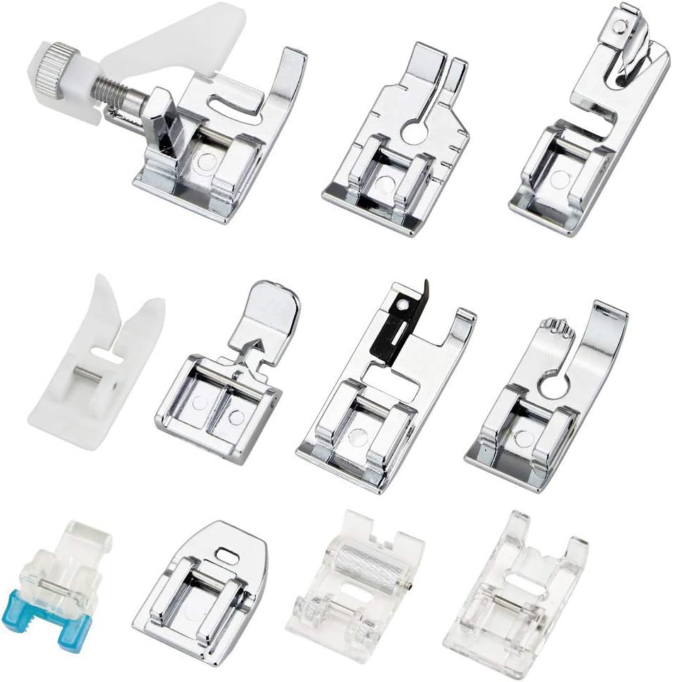 Juego de 11 prensatelas - Kit  - Sewing Machine Fabric reseña y precio