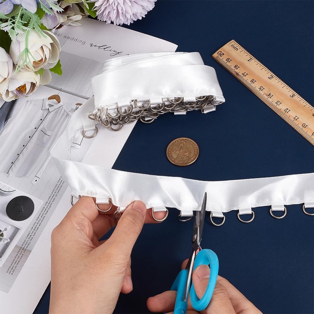 Adorno de ojal blanco de 4 yar - Sewing Garments reseña y precio