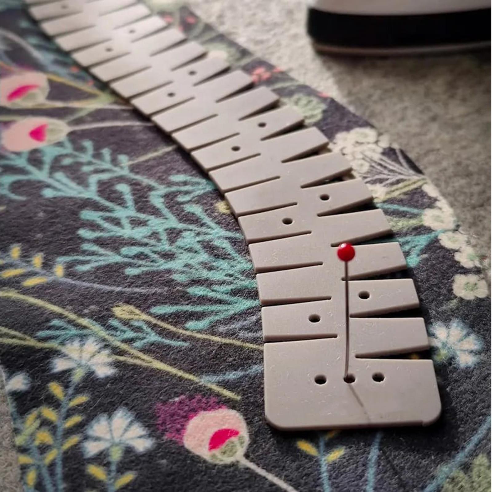 Regla de dobladillo de silicon - Sewing Hemming reseña y precio