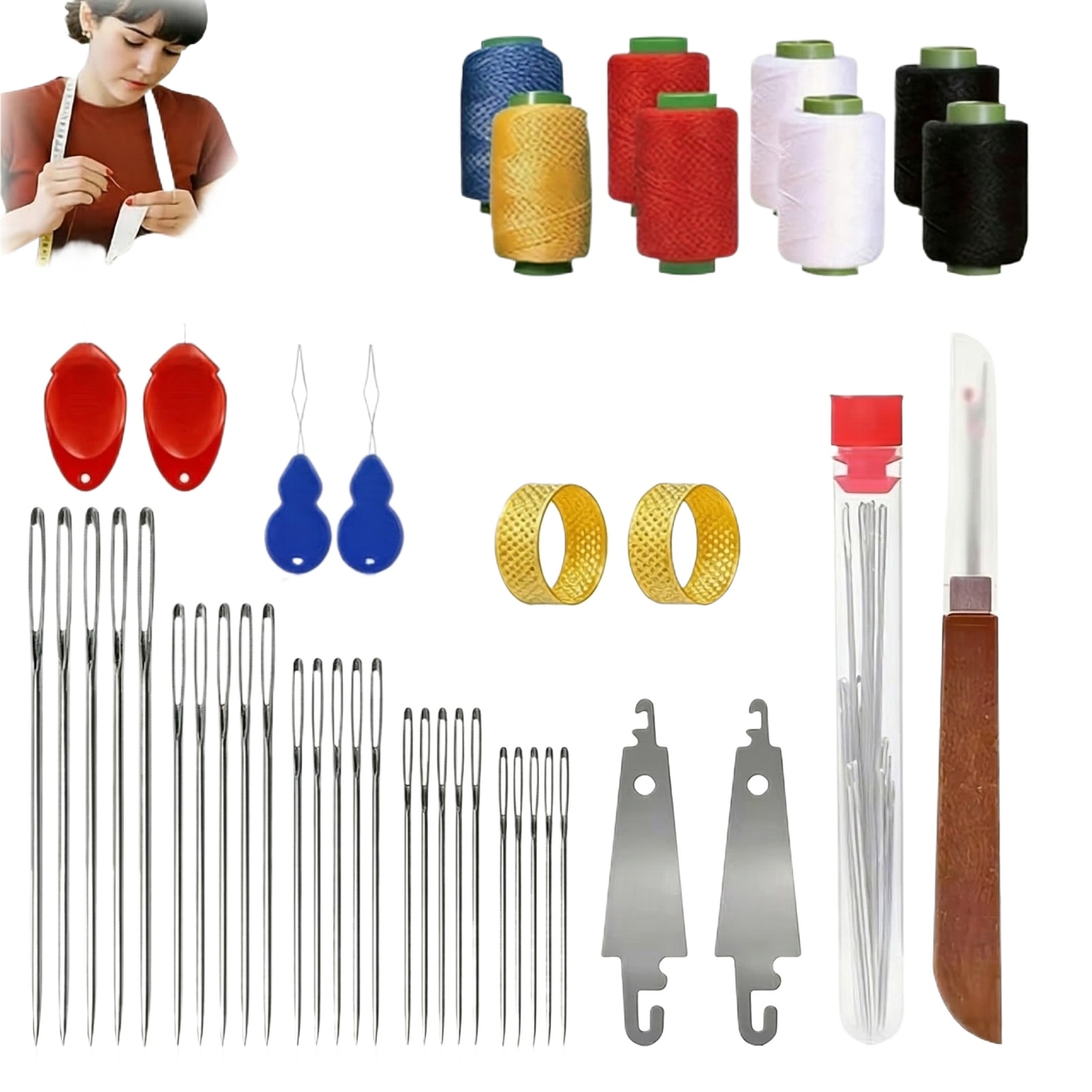 Kit de 43 Agujas de Coser de O - Sewing Garments reseña y precio