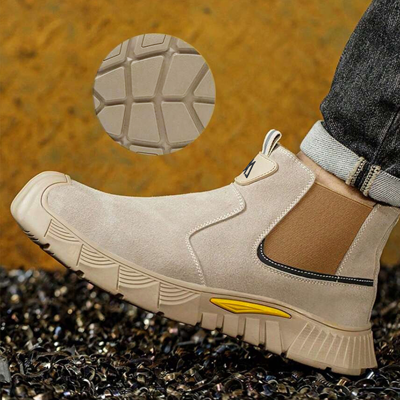 Zapatos de trabajo con punta d - Sewing Industry reseña y precio