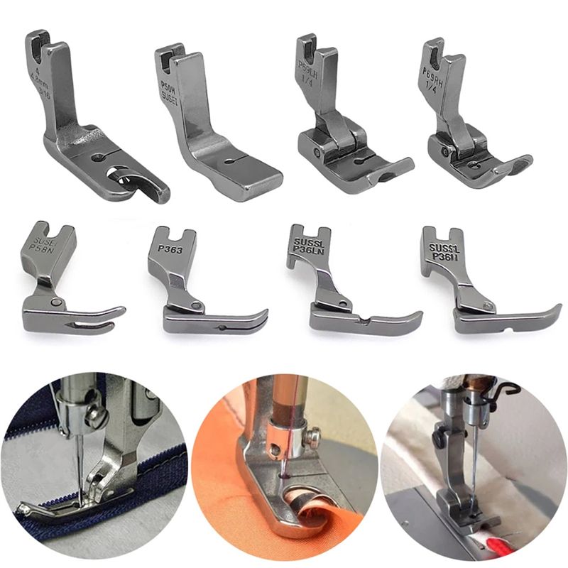 Juego de prensatelas A84E-31 P - Sewing Machine Fabric reseña y precio