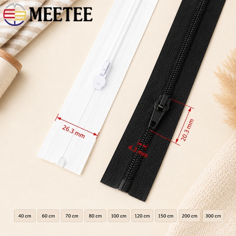 5/10 piezas 40-300cm 3 #   Cie - Sewing Front Zipper reseña y precio